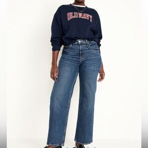 Old Navy Extra High Rise Wide Leg Jeans